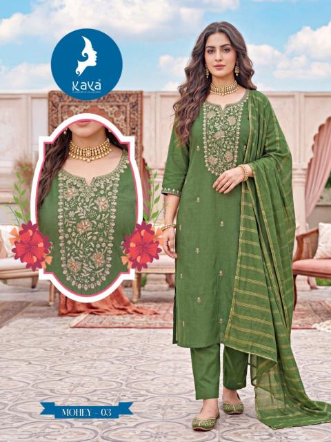 Kaya mohey 3pcs wholesale kurtis in surat with price